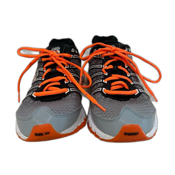 K-Swiss Sneaker Shoes Men’s Size 7.5 Colors Orange Black Gray Tubes Run 100 - Picture 1 of 12